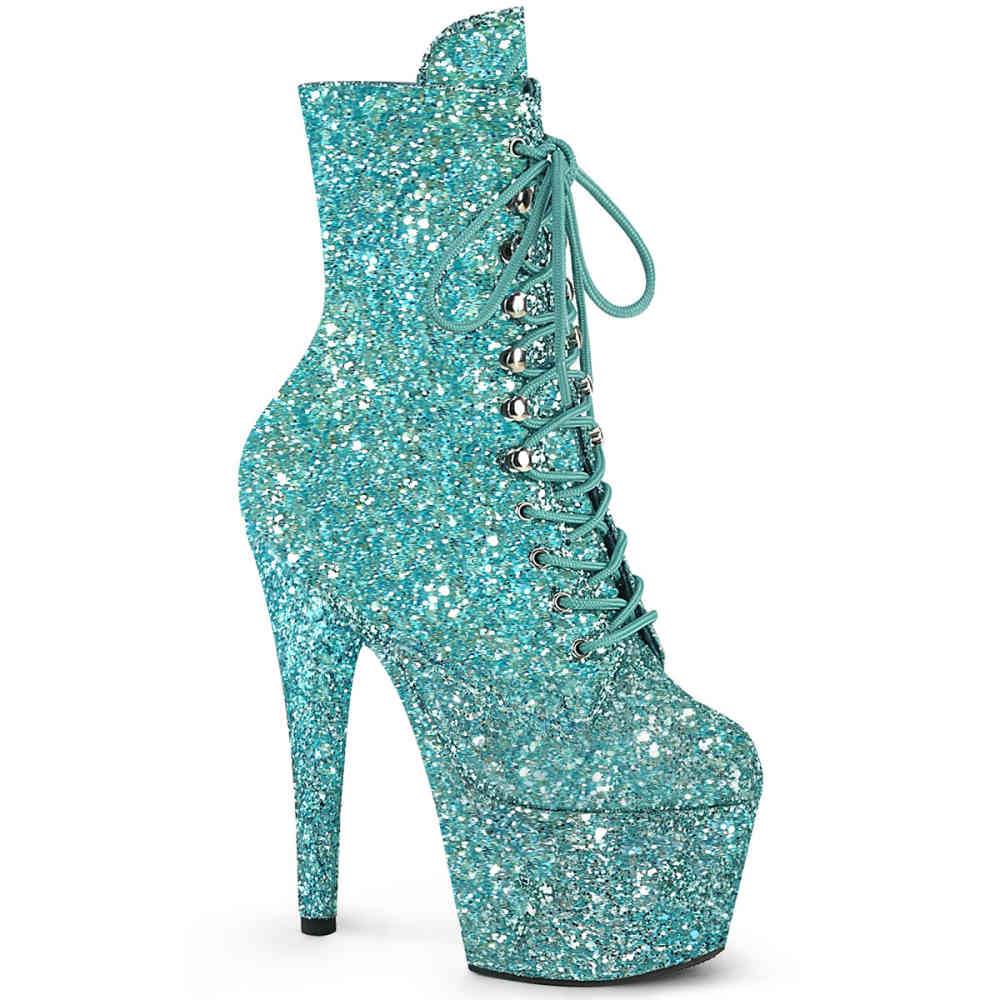 Pleaser - ADORE1020GWR Bottes de plateforme, Pole dance chaussures - Turquoise Product image